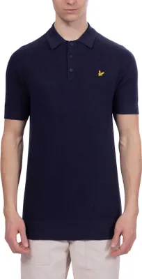 Produktbild von LYLE & SCOTT - Gestricktes Herren-Poloshirt aus Leinenmischung - Größe M