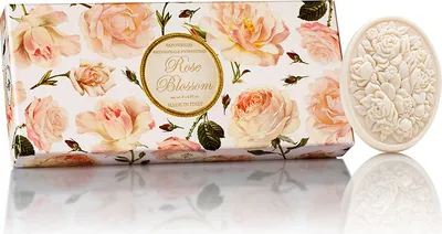 Produktbild von Saponificio Artigianale Fiorentino Rose Oval Seife in Box 3x 125 g