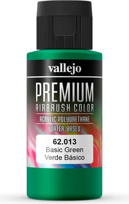 Premium Color Opaque Vallejo 62013 Basic Green 60ml Airbrush Acrylfarbe
