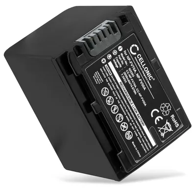 Produktbild von CELLONIC 1x Akku für Kamera Kompatibel mit Sony FDR-AX33, HDR-CX250, HDR-CX270, NP-FV70 - (2050mAh, 7.4V)