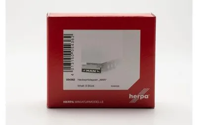 Produktbild von Herpa 054362 - 1:87 Zubehör Heckspritzlappen für Auflieger u LKW "MAN" (8 Stück)