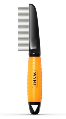 Produktbild von Wahl Grooming Comb, Fellkamm für Hunde und Katzen, Edelstahlzinken, orange