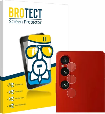Produktbild von BROTECT Schutzglas für Sony Xperia 1 VI (NUR Kameraschutz) Schutzfolie Panzer Folie Glas Display Schutz klar