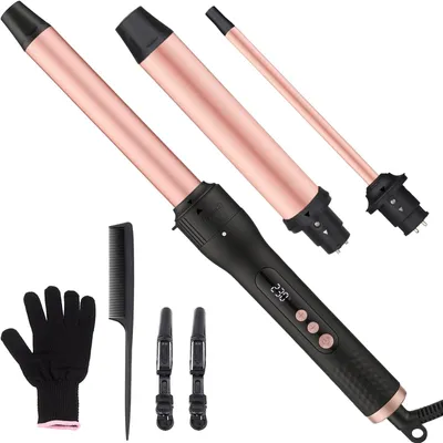 Produktbild von Lockenstab 3 in 1 Lockenstäbe Curling Iron Set Professionelles Lockenstab-Set