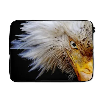 Produktbild von MuchoWow® Laptop Hülle 13 Zoll Vogel - Auge - Schnabel Laptoptasche - Laptophülle - Sleeve - Rundumschutz