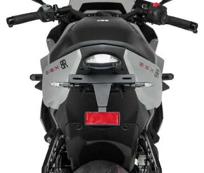 Zdjęcie produktu dla PUIG 21620N Uchwyt tablicy rejestracyjnej pasujący do SUZUKI GSX-8R, czarny