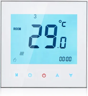 Obrázok produktu pre 5A AC95-240V týždenný programovateľný LCD dotykový termostat na reguláciu teploty vody v miestnosti