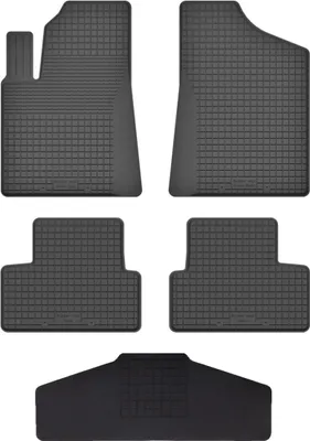 Produktbild von Gummi Fußmatten Set Für: Fiat Coupe (1993-2000) Gummimatten Schwarz