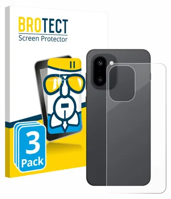 Produktbild von 3x BROTECT Schutzglas für OnePlus 15R (Rückseite) Schutzfolie Panzer Folie Glas Display Schutz klar