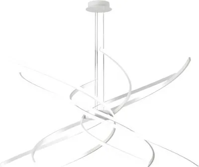 Zdjęcie produktu dla Nowoczesny żyrandol LED Tornado 88W 5950LM 1163/S100 biały