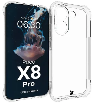 Produktbild von Flexible Handyhülle für Xiaomi POCO X8 Pro, Bizon Case Salpa, Transparent