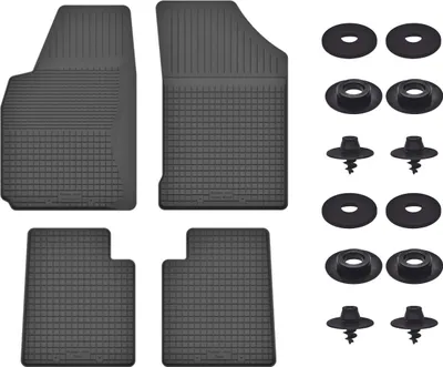 Produktbild von Gummimatten Mit Stoppern Für: Suzuki  Vitara I (1988-1997) Schwarz Set