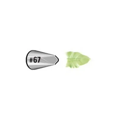 Produktbild von Wilton Decorating Tip #067 Leaf Carded