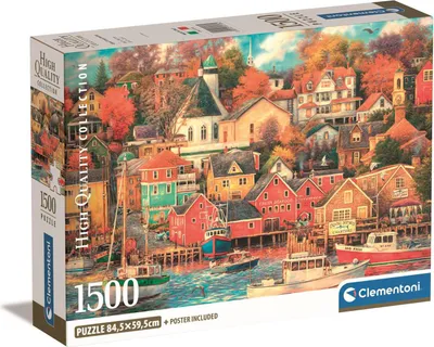 Obrázek produktu pro Clementoni High Quality Collection Good Times Harbor, 1500 kusů, Umění, 18 rok/roky