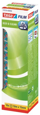 Produktbild von TESA 57070-00000-00, 10 m, Transparent, CE, 15 mm, 10 Stück(e)
