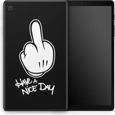 Immagine prodotto di Custodia in silicone per tablet Apple, con protezione e design, scegli il modello: Apple iPad mini 4, scegli il motivo: "Have a nice Day"
