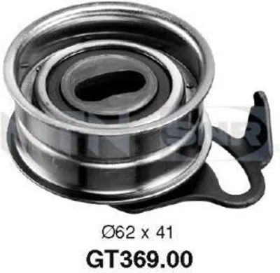 Produktbild von SNR GT369.00 Spannrolle Zahnriemen Ø41mm für TOYOTA COROLLA Liftback (E11) COROLLA Compact (E11) Avensis Kombi (T22) COROLLA Compact (E10) AVENSIS