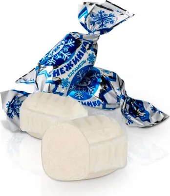 Produktbild von Hartkaramellen - Snezhinka, mit Cremfüllung, 300 g
