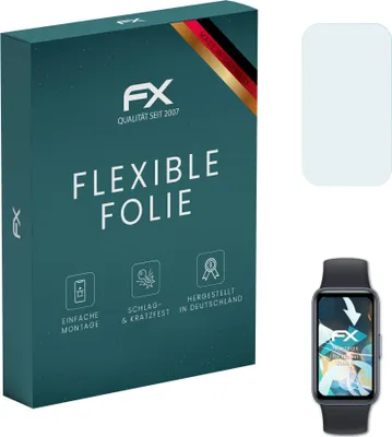 Produktbild von atFoliX FX-ActiFleX 3x Schutzfolie kompatibel mit Huawei Band 8 Folie