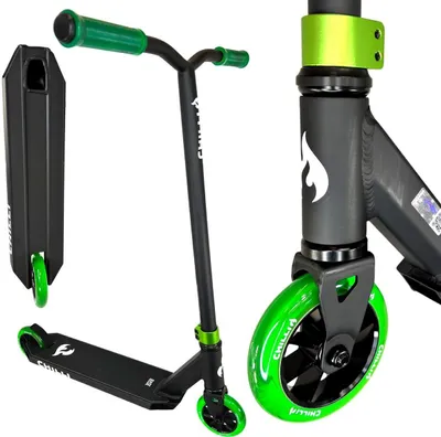 Produktbild von Chilli Pro Base S Stunt-Scooter H=79cm Schwarz/Grün