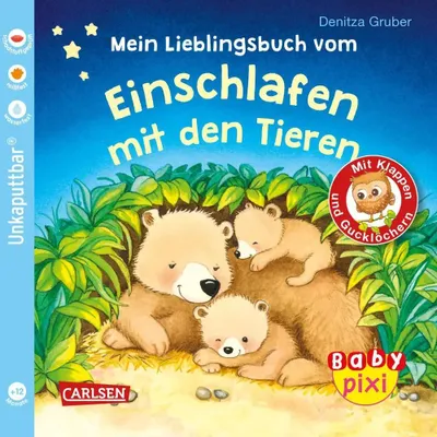 Zdjęcie produktu dla Baby Pixi (unkaputtbar) 96: Mein Lieblingsbuch vom Einschlafen mit den Tieren