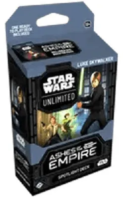 Imagen del producto de Star Wars Unlimited: Cenizas del Imperio. Mazo destacado: Luke Skywalker
