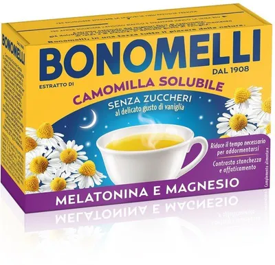 Productafbeelding van Kamille-Smaak, Oplosbare Tabletten Met Melatonine En Magnesium, 16 Stuks
