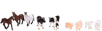Zdjęcie produktu dla Dutch Farm Farm Animals Zestaw 12 elementów