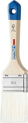 Image de MAKO Pinceau plat, pour peintures, bois naturel