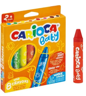 Immagine prodotto di Pastelli per bambini 8 colori CARIOCA