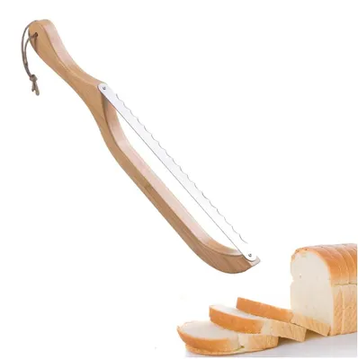 Broodmes 40 cm, gezahnt, Edelstahl, Holzgriff