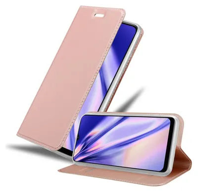 Immagine prodotto di Cadorabo custodia per cellulare per Oppo A16s / A54s custodia protettiva in rosa Cover Etui Book Case Booklet
