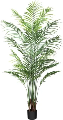 Image de Palmier artificiel 170cm dans un pot noir Fake Plant Salon Bureau Deko