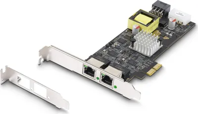 Produktbild von StarTech.com Startech 2-Port-Netzwerkkarte mit 2,5 Gbit/s und PoE, Intel