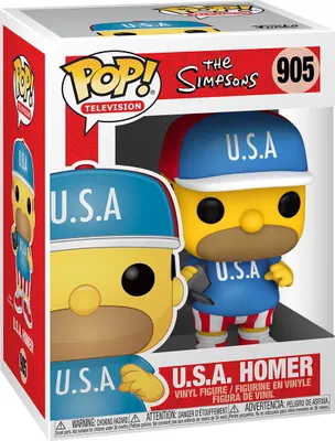 Produktbild von The Simpsons - U.S.A. Homer 905 - Funko Pop! - Vinyl Figur