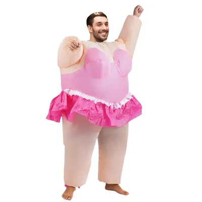 Produktbild von Ballett-Clown Kostüm, erwachsener aufblasbarer, Erwachsene, Karneval, Fasching, Spaß