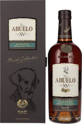 Produktbild von Ron Abuelo XV Finish Collection Oloroso + Box 700ml 40% Vol.
