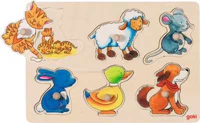 Produktbild von Goki 57929, 6 Stück(e), Tiere, 1 Jahr(e)