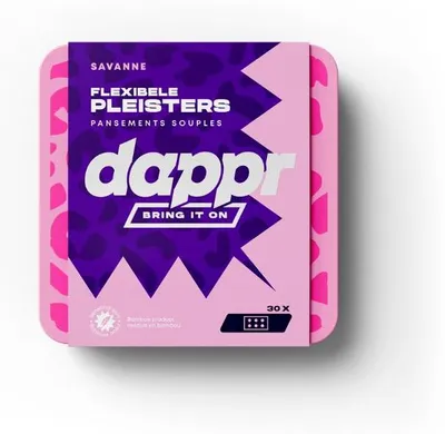 Productafbeelding van Dappr Sensitive Pleisters Savanne (30 stuks)