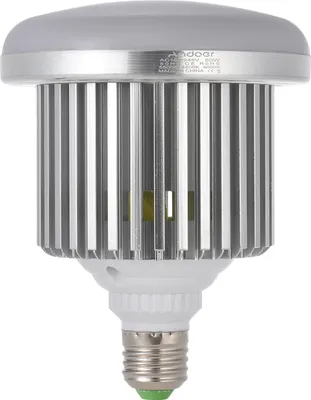 Produktbild von Andoer E27 50W LED Birne Lampe Einstellbare Helligkeit & Farbtemperatur 3200K 5600K mit Fernbedienung Studio Foto Video Licht AC185-245V