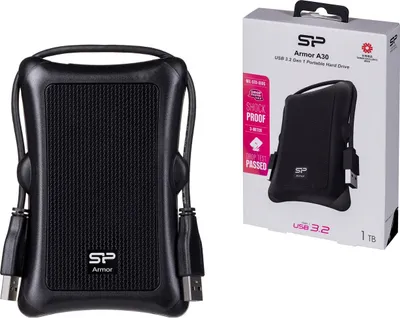 Produktbild von Silicon Power Armor A30 1TB Festplatte SP010TBPHDA30S3A