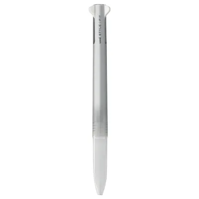 Produktbild von Uni Mitsubishi Pencil Style Fit Multifunktionsstift-Gehäuse - 3 Farben - Silber