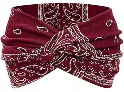 Produktbild von Haarband - Stirnband - Ohrenschützer - Rot - Universelles glattes Haarband - Stoff