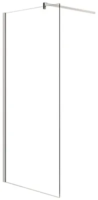 Produktbild von Duschspa Walk-In Dusche 130x200cm Glanzverchromt Duschwand 10mm NANO ESG-Glas mit 90cm Stabilisator F131B Duschabtrennung