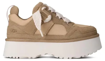 Zdjęcie produktu dla Buty sportowe UGG Astromel damskie, platforma, zamsz, nylon, kolor musztardowy, rozmiar 39 EU