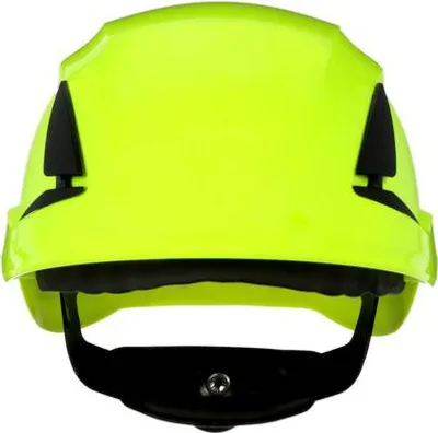 Image de 3M SecureFit X5514NVE-CE-4 Casque de protection avec détecteur d'UV Vert fluo EN 397 (X5514NVE-CE-4)