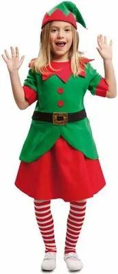 Immagine prodotto di Costume da elfo verde per bambini di 5-6 anni