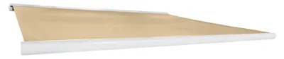 Produktbild von HOME DELUXE - LED Vollkassettenmarkise ELOS - Sandfarben, 350 x 250 cm - inkl. Wind- und Sonnensensor, Fernbedienung, Handkurbel, Montagematerial I Terrassenüberdachung Sonnenschutz Windschutz
