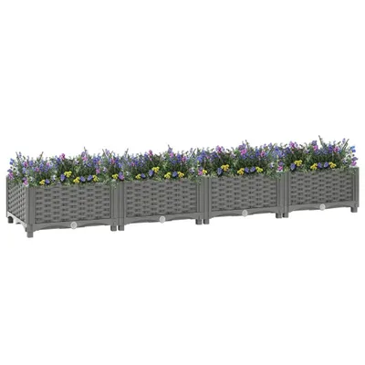 Zdjęcie produktu dla vidaXL Kosz na śmieci 160x40x23 cm Polipropylen