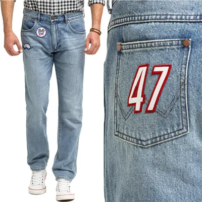 Immagine prodotto di WRANGLER, Jeanshosen da uomo, vestibilità dritta, GREENSBORO, W30 L30, Blau, Jeans, baggyjeans, buggy
